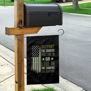 Social Justice Garden Flag Support The Country You Live In American Flag TS10 Print Your Wear