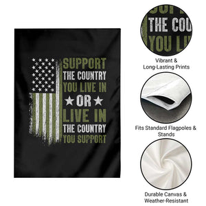 Social Justice Garden Flag Support The Country You Live In American Flag TS10 Print Your Wear