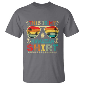 This Is My Hawaiian T Shirt Tropical Luau Costume Party Hawaii TS10 Charcoal Print Your Wear