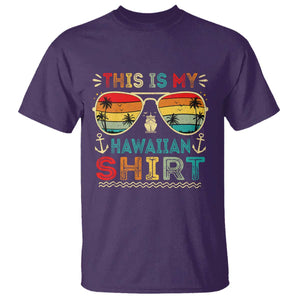 This Is My Hawaiian T Shirt Tropical Luau Costume Party Hawaii TS10 Purple Print Your Wear