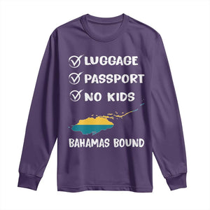 Bahamas Vacation Long Sleeve Shirt Funny Tropical Island Summer Travel TS10 Purple Print Your Wear