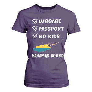 Bahamas Vacation T Shirt For Women Funny Tropical Island Summer Travel TS10 Purple Print Your Wear
