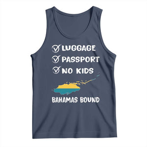 Bahamas Vacation Tank Top Funny Tropical Island Summer Travel TS10 Navy Print Your Wear