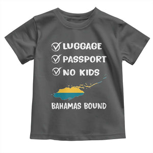 Bahamas Vacation Toddler T Shirt Funny Tropical Island Summer Travel TS10 Dark Heather Print Your Wear