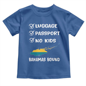 Bahamas Vacation Toddler T Shirt Funny Tropical Island Summer Travel TS10 Royal Blue Print Your Wear