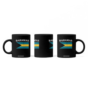 Bahamas Flag Coffee Mug Retro Vintage Bahamian Gifts TS10 Print Your Wear