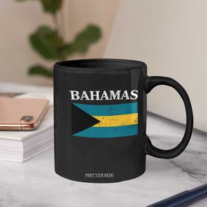 Bahamas Flag Coffee Mug Retro Vintage Bahamian Gifts TS10 Print Your Wear