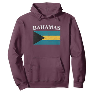 Bahamas Flag Hoodie Retro Vintage Bahamian Gifts TS10 Maroon Print Your Wear
