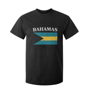 Bahamas Flag T Shirt For Kid Retro Vintage Bahamian Gifts TS10 Black Print Your Wear