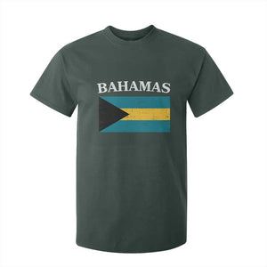 Bahamas Flag T Shirt For Kid Retro Vintage Bahamian Gifts TS10 Dark Forest Green Print Your Wear