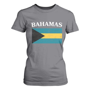 Bahamas Flag T Shirt For Women Retro Vintage Bahamian Gifts TS10 Charcoal Print Your Wear