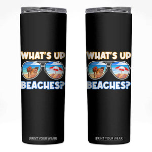 Bahamas Swimming Pigs Skinny Tumbler Pig Swim Caribbean Beach Summer Vacation TS10 Black Print Your Wear