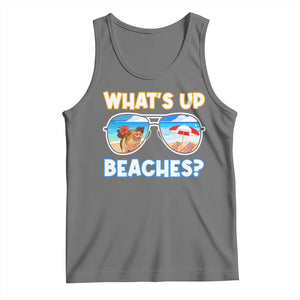 Bahamas Swimming Pigs Tank Top Pig Swim Caribbean Beach Summer Vacation TS10 Black Heather Print Your Wear