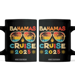 Bahamas Cruise Coffee Mug Cruisin Together Matching Family Cruise 2025 TS10 Black Print Your Wear