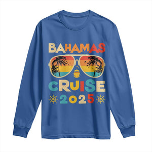 Bahamas Cruise Long Sleeve Shirt Cruisin Together Matching Family Cruise 2025 TS10 Royal Blue Print Your Wear