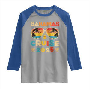 Bahamas Cruise Raglan Shirt Cruisin Together Matching Family Cruise 2025 TS10 Sport Gray Royal Print Your Wear