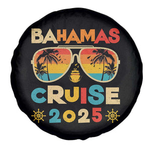 Bahamas Cruise Spare Tire Cover Cruisin Together Matching Family Cruise 2025 TS10 Print Your Wear