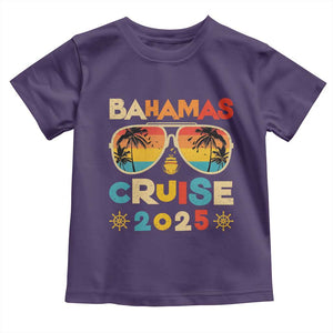 Bahamas Cruise Toddler T Shirt Cruisin Together Matching Family Cruise 2025 TS10 Purple Print Your Wear