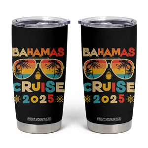 Bahamas Cruise Tumbler Cup Cruisin Together Matching Family Cruise 2025 TS10 Black Print Your Wear