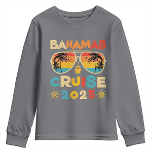 Bahamas Cruise Youth Sweatshirt Cruisin Together Matching Family Cruise 2025 TS10 Charcoal Print Your Wear