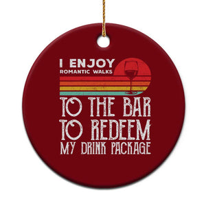 Funny Drinking Cruise Ceramic Ornament Funny Drink Package Summer Gift TS10 1pc Red Print Your Wear