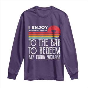 Funny Drinking Cruise Long Sleeve Shirt Funny Drink Package Summer Gift TS10 Purple Print Your Wear