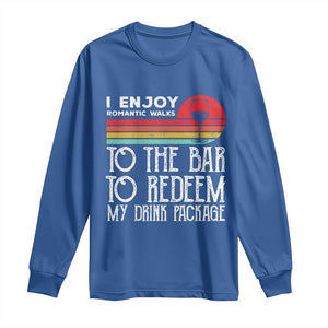Funny Drinking Cruise Long Sleeve Shirt Funny Drink Package Summer Gift TS10 Royal Blue Print Your Wear
