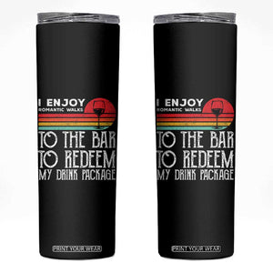 Funny Drinking Cruise Skinny Tumbler Funny Drink Package Summer Gift TS10 Black Print Your Wear