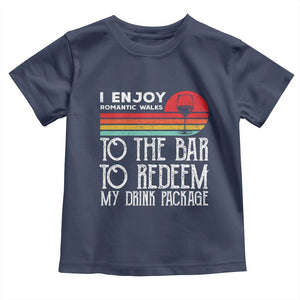 Funny Drinking Cruise Toddler T Shirt Funny Drink Package Summer Gift TS10 Navy Print Your Wear