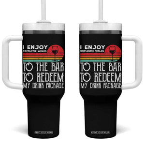 Funny Drinking Cruise Tumbler With Handle Funny Drink Package Summer Gift TS10 One Size: 40 oz Black Print Your Wear