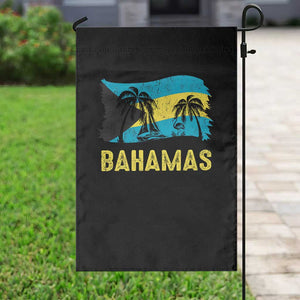 Bahamas Flag Garden Flag Tropical Island Palm Trees Bahamian Gifts TS10 Print Your Wear