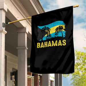 Bahamas Flag Garden Flag Tropical Island Palm Trees Bahamian Gifts TS10 Print Your Wear