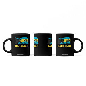 Bahamas Flag Coffee Mug Tropical Island Palm Trees Bahamian Gifts TS10 Print Your Wear