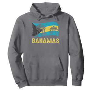 Bahamas Flag Hoodie Tropical Island Palm Trees Bahamian Gifts TS10 Charcoal Print Your Wear