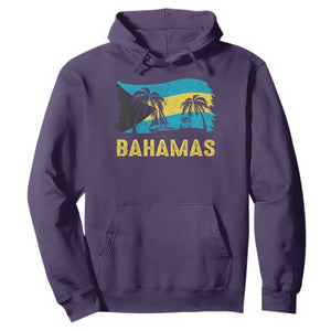 Bahamas Flag Hoodie Tropical Island Palm Trees Bahamian Gifts TS10 Purple Print Your Wear