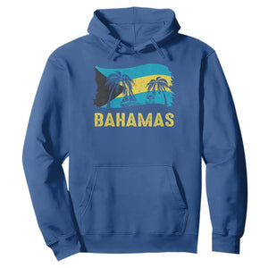 Bahamas Flag Hoodie Tropical Island Palm Trees Bahamian Gifts TS10 Royal Blue Print Your Wear