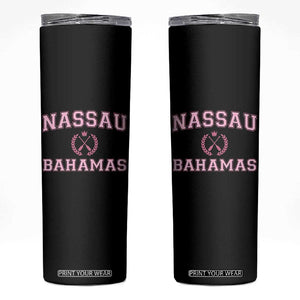 Nassau Souvenir Skinny Tumbler Bahamas Rowing Summer Vacation Girls Trip TS10 Black Print Your Wear