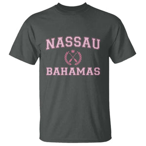 Nassau Souvenir T Shirt Bahamas Rowing Summer Vacation Girls Trip TS10 Dark Heather Print Your Wear