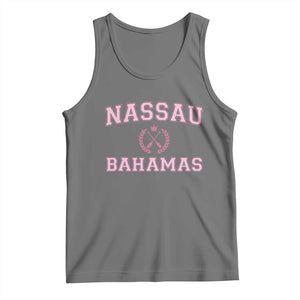 Nassau Souvenir Tank Top Bahamas Rowing Summer Vacation Girls Trip TS10 Black Heather Print Your Wear