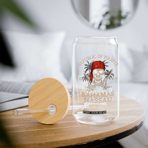 Republic Of Pirates Nassau Bahamas Glass Can Vintage Caribbean Summer Vacation TS10 Print Your Wear