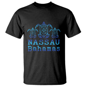 Nassau Souvenir T Shirt Sea Turtle Bahamas Beach Vacation TS10 Black Print Your Wear