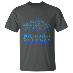 Nassau Souvenir T Shirt Sea Turtle Bahamas Beach Vacation TS10 Dark Heather Print Your Wear