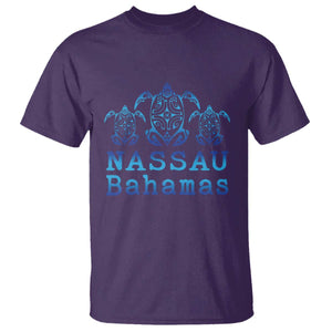 Nassau Souvenir T Shirt Sea Turtle Bahamas Beach Vacation TS10 Purple Print Your Wear