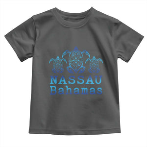 Nassau Souvenir Toddler T Shirt Sea Turtle Bahamas Beach Vacation TS10 Dark Heather Print Your Wear