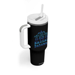 Nassau Souvenir Tumbler With Handle Sea Turtle Bahamas Beach Vacation TS10 Print Your Wear