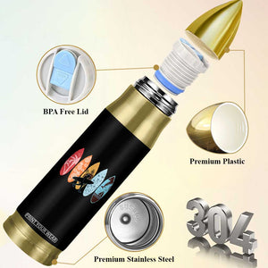 Surfboarder Bullet Tumbler Hawaii Wave Surfing Surfboard Lover Beach Surfer TS10 Print Your Wear