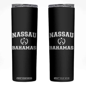 Nassau Souvenir Skinny Tumbler Bahamas Rowing Beach Summer Vacation TS10 Black Print Your Wear