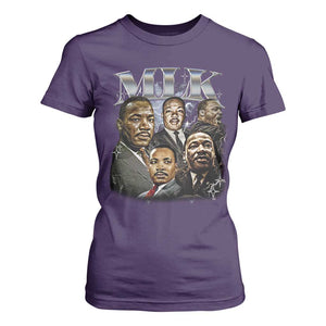 Martin Luther King T Shirt For Women Black History Month Pride MLK Bootleg Rap Tee TS10 Purple Print Your Wear