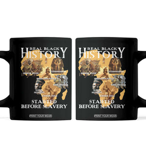 Black History Coffee Mug Didnt Start With Slavery TS10 Black Print Your Wear