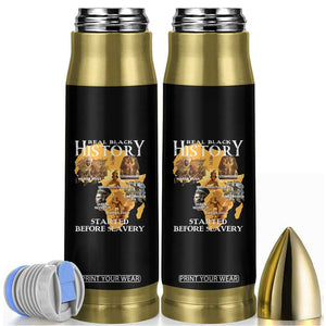 Black History Bullet Tumbler Didnt Start With Slavery TS10 Black Print Your Wear